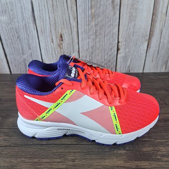 Diadora Blushield Mythos Elite 3 Kids/Youth Size 2.5 Multi Color Running Shoes - Picture 3 of 9